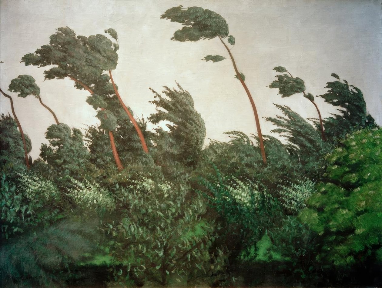 Tableau de Félix Vallotton, "Le Vent"